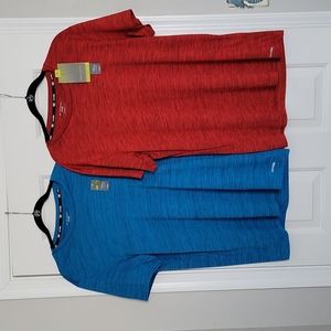 2 mens Dritek Tek Gear T's